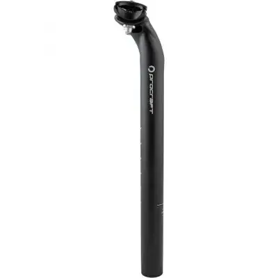 Procraft Sattelstütze Classic 2-Bolt Ø 27,2 x 350 mm Schwarz - robuste, moderne Ausführung