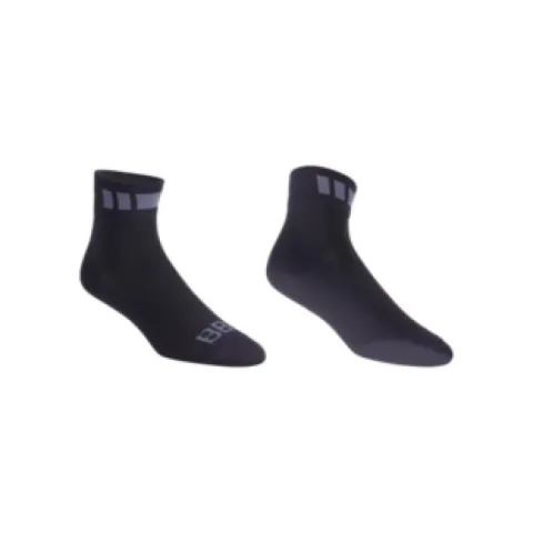 BBB Cycling BBB Socken TechnoFeet 44-47 schwarz/grau 44 schwarz - atmungsaktive Radsocken