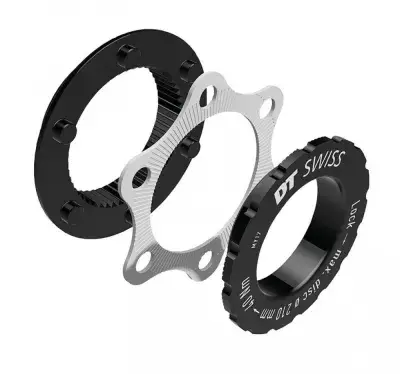 DT Swiss Adapter Centerlock auf 6-Loch - 44g Aluminium für Rennrad & Gravel