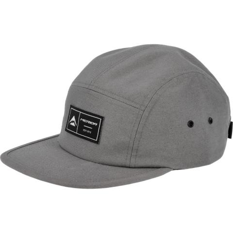 Merida Kappe MERIDA HERITAGE 5-Panel Onesize Grau - stylische Freizeit-Cap mit hohem Tragekomfort
