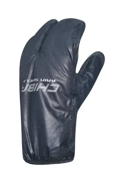CHIBA Rain Shield Superlight - Überzughandschuh Lobster, XXL, schwarz, wind- & wasserabweisend