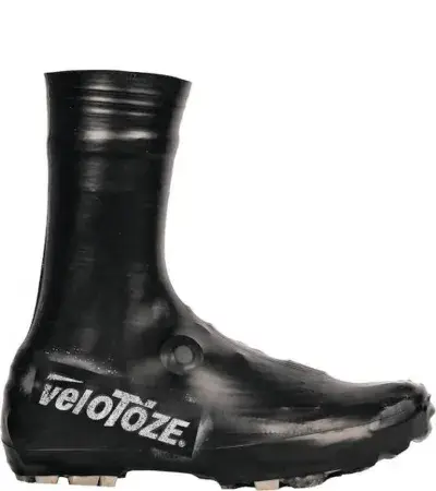 VeloToze Überschuhe Gravel/MTB lang M Schwarz - Wasserdicht & Winddicht