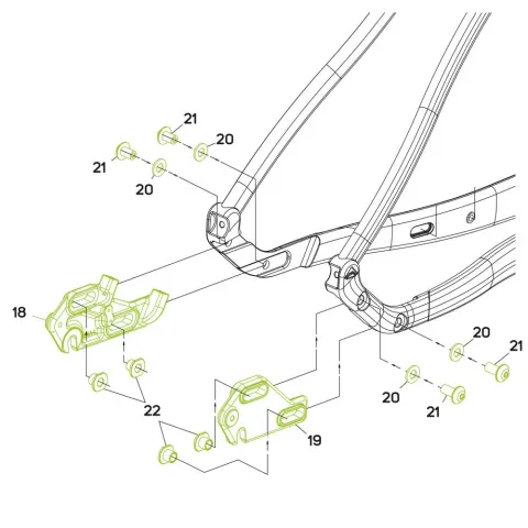 Merida Schaltaugen-Set für eSPRESSO CITY LITE (DH-064A-L/R) - präzise Schaltperformance