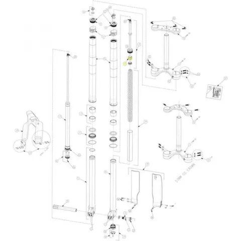 Manitou Topout Feder für Dorado Comp Standardgröße - präzise Dämpfungsperformance