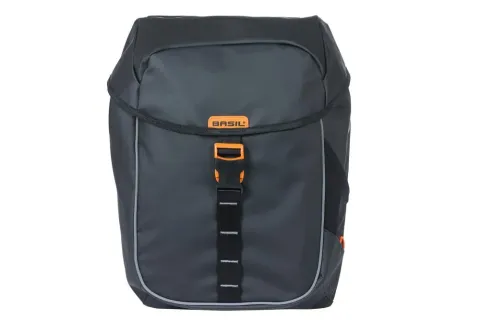 Basil Miles MIK 2.0 Doppeltasche 34 Liter - wasserdichtes Tarpaulin Fahrradgepäcktasche mit…