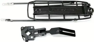 Pletscher Hinterrad-Gepäckträger Quick-Rack Suspension, 26-28", schwarz, 10 kg Traglast, für…