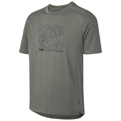 IXS Sports Division iXS Flow Kids Contour Tech Tee KS graphite - funktionelles Kinder Bike-Shirt