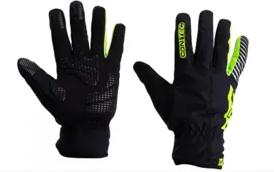 CONTEC Winterhandschuh Dense Waterproof, Größe S, schwarz/neogrün, wasserdicht, Hipora-Membran,…