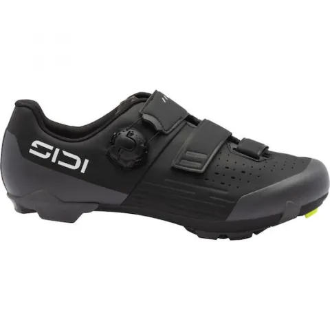 Sidi MTB SILVIS XC black 45,5 Schwarz - leistungsstarker MTB-Schuh mit X2NC-Sohle