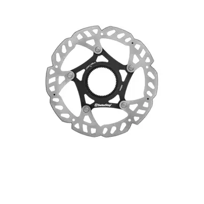 SwissStop Catalyst Pro Bremsscheibe Centerlock 180 mm Rot - Zweiteilige Konstruktion für maximale…
