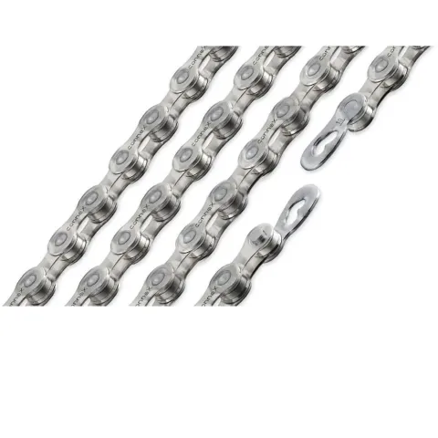 Connex 10sW Fahrradkette 10-fach 116 Glieder gewachst Silber inkl. Kettenschloss