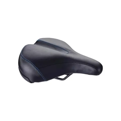 BBB Cycling BBB Sattel ComfortPlus relaxed Leder 230x270mm schwarz - maximaler City-Komfort