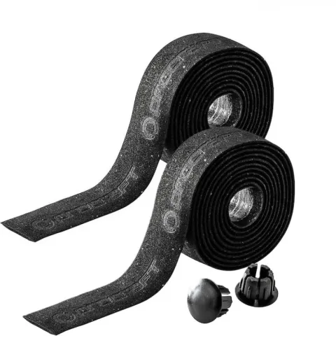Procraft Lenkerband mit Korkanteil [Standard-Lenkermaß] schwarz - komfortabler Grip bei Nässe