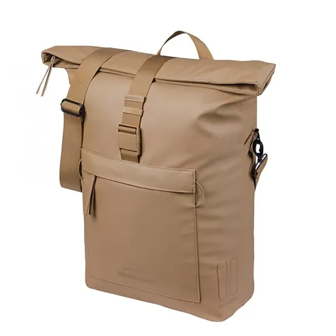 Basil Tasche Schultertasche Brooklyn MIK Hooks 17 Liter - recyceltes PET - wasserdichtes Hauptfach…