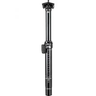 Procraft Vario-Sattelstütze D-SP.R 30,9 x 400 mm Schwarz - Absenkbar mit Remote für MTB & Trekking