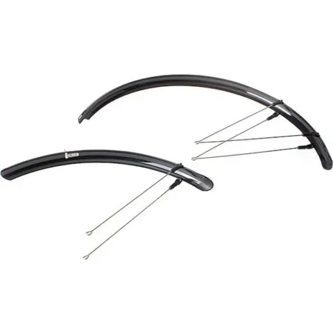 Procraft Schutzblech Rainbow 26 Zoll 55 mm / 26 Zoll schwarz - sicherer Spritzschutz für Alltag &…