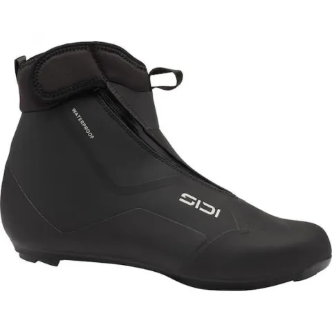 Sidi ROAD NUBES black/black 50 Schwarz - wasserdichter Rennrad-Winterschuh mit R2CC-Carbonsohle