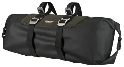 BROOKS Scape Handlebar Roll Mud Green - wasserdichte Bikepacking-Lenkertasche 10 bis 12 Liter mit…