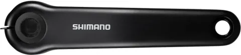 SHIMANO Kurbelarm E-BIKE SYSTEMS FC-E6100 links - 175 mm, Schwarz