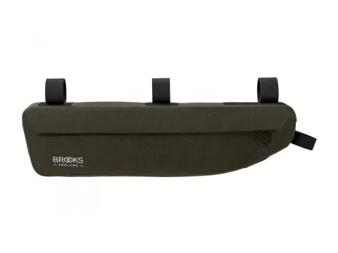 BROOKS Scape Frame Bag Mud Green - wasserdichte Rahmentasche 3 Liter mit Reißverschluss &…