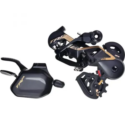 TRP DH7 M-860 Schaltgruppe 7-fach Gold - 272 g Schaltwerk für Downhill