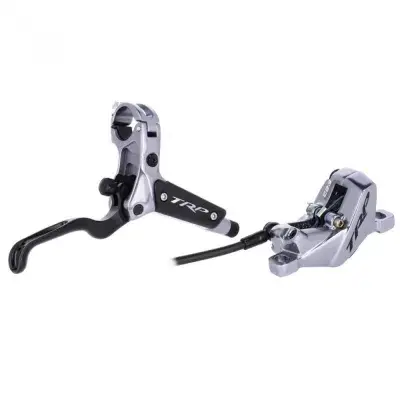 TRP DH-R EVO HD-M846 Hydraulische Scheibenbremse 4-Kolben Silber - Maximale Bremskraft für Downhill