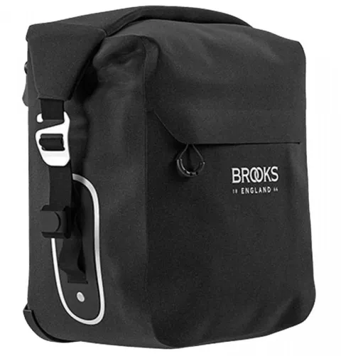 BROOKS Scape Pannier Small Black - wasserdichte Fahrradtasche 10-13 Liter aus 600D Polyester mit…
