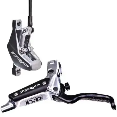 TRP DH-R EVO HD-M846 Hydraulische Scheibenbremse Silber - 4-Kolben Downhill Bremse