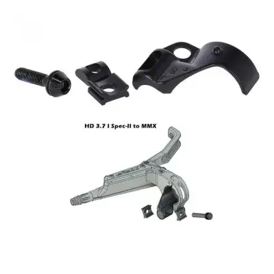 TRP Adapter Brems- zu Shifter-/Dropperhebel Schwarz - Aufgeräumtes Cockpit