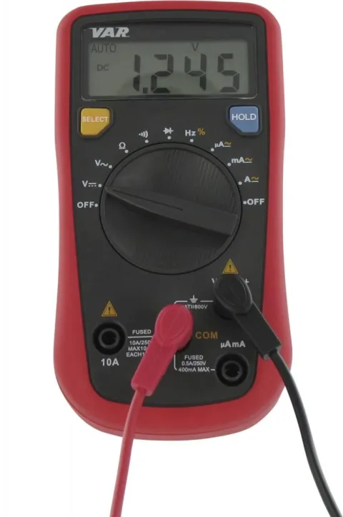 VAR Digital Multimeter DV-71600 kompakt - präzises Messgerät für E-Bike & Werkstatt