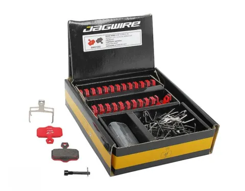 Jagwire Bremsbeläge Disc Sport Semi-Metallic Werkstattverpackung Rot - 25 Paar langlebige…