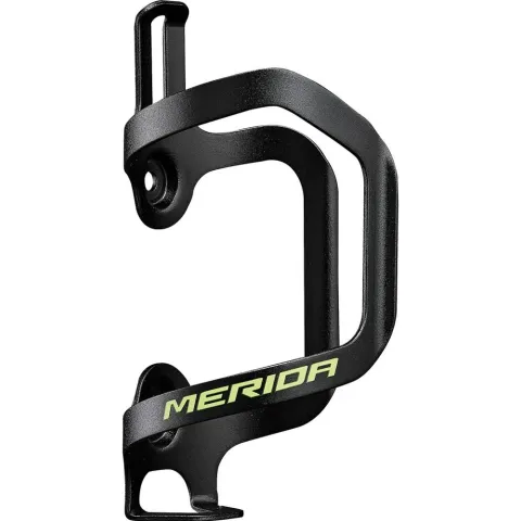 Merida Flaschenhalter Aluminium Sideload Onesize Schwarz/grün - perfekter seitlicher Flaschenzugang