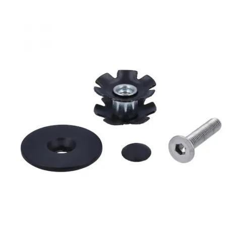 Procraft Krallenmutterset 1 1/8 Zoll carbon - präzise Ahead-Steuersatzmontage