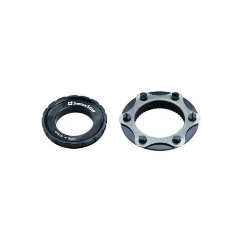 SwissStop 6-Loch Adapter Centerlock rot - Bremsscheiben-Adapter