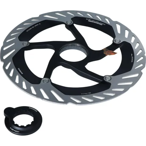 SHIMANO Bremsscheibe RT-CL900,180mm, m.Sperring, Innenverzahnung, m.Magnet brake - 900,, 180mm