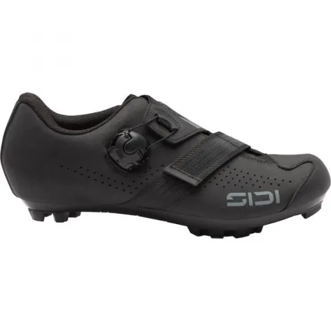 Sidi MTB AERTIS MEGA black/black 41 Schwarz - komfortabler MTB-Schuh für breite Füße
