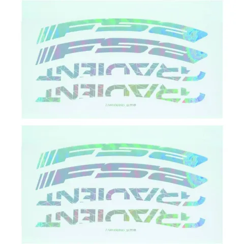 FSA Decals für Gradient Wider LRS 27,5" Oilslick - stylisches Upgrade für deinen Laufradsatz