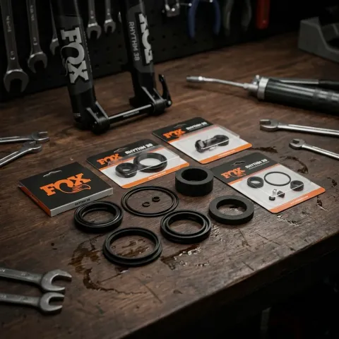 FOX Service Set: 2023 Rhythm 38 Black - zuverlässiges Wartungs?Kit für Federgabeln