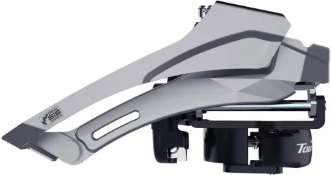 SHIMANO Umwerfer TOURNEY FD-TY606 2-fach Dual-Pull - zuverlässige Schaltperformance für Einsteiger