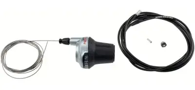 SHIMANO Drehgriffschalter NEXUS SL-C6000 8-fach Silber - Komfortable Gangwahl für City- und…