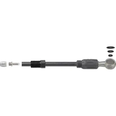 Jagwire Bremsleitungsset Sport Hydraulic für DOT 2000 mm Schwarz - starke Bremsperformance