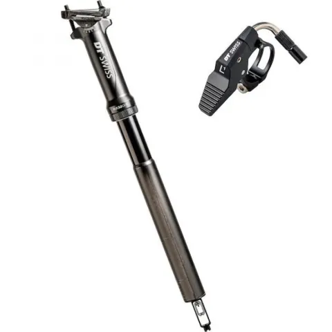 DT Swiss Vario-Sattelstütze D 232 ONE Carbon 30,9 mm Schwarz - leichte XC-Teleskopstütze