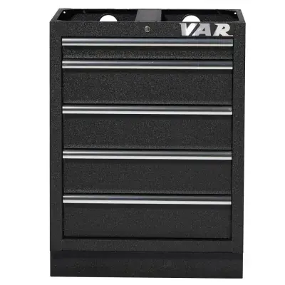 VAR Schubladenschrank MO-52604 680 x 458 Black Edition - robuster Werkstatt-Schrank mit…