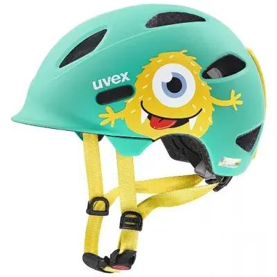 uvex OYO Style Kinder-Fahrradhelm Monster Lagoon matt 50-54 cm - Leichter Helm mit integriertem…