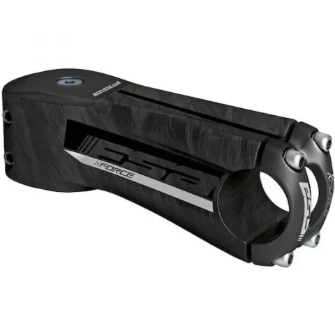 FSA Vorbau K-Force Light Road Carbon 31,8 x 90 mm Grau - leichter Rennrad-Carbonvorbau