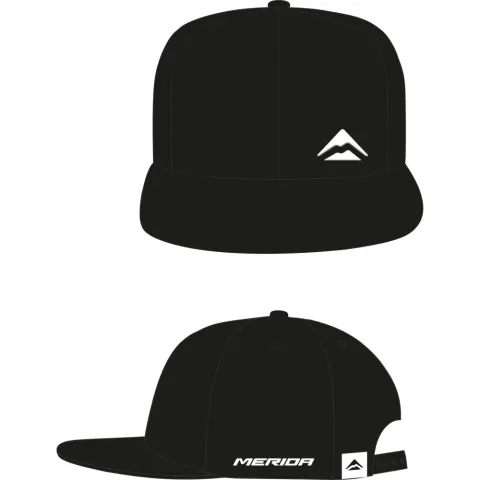 Merida Kappe MERIDA Logo '22 Onesize Schwarz/weiß - stylische Freizeit-Cap