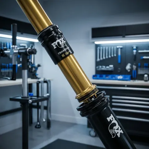 FOX 2021 Transfer Upper Post Tapered Kashima 100 mm - präzises Ersatz-Innenrohr