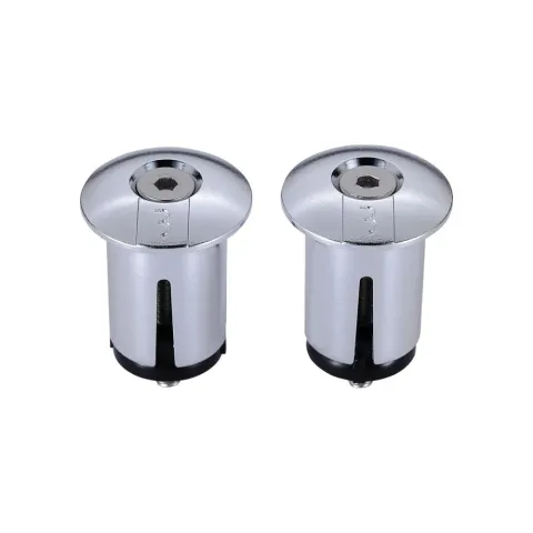 BBB Cycling BBB Endkappen ScrewOn (2pcs) chrom - sicherer Abschluss für Lenkerband