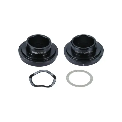 BBB Cycling BBB Adapter PF30-24 BottomAdapt ID24 24 schwarz - PF30 auf 24 mm Innenlageranpassung