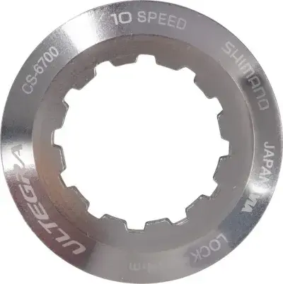 SHIMANO Verschlussring CS6700 12er Ritzel - leichter Lockring für Rennrad-Kassetten